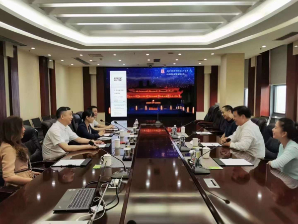 市委宣传部张洪斌副部长一行莅临集团调研