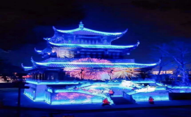 凤求凰相如故城夜游